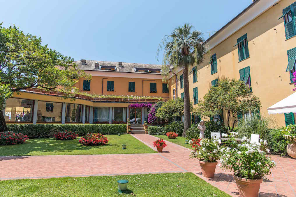 Courtyard at Hotel Cenobio dei Dogi | Camogli, Italy