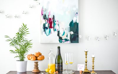 “French 28” Lavender + Lemon Champagne Cocktail