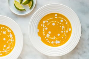 Vegan Lemongrass + Lime Butternut Soup
