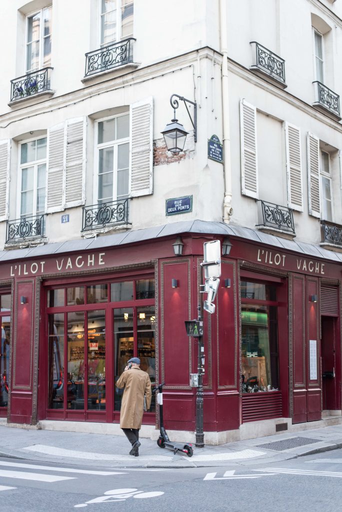 L'Ilot Vache restaurant, Ile Saint-Louis, Paris