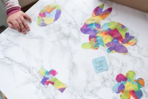 Easy “Stained Glass” Easter Cut-Outs